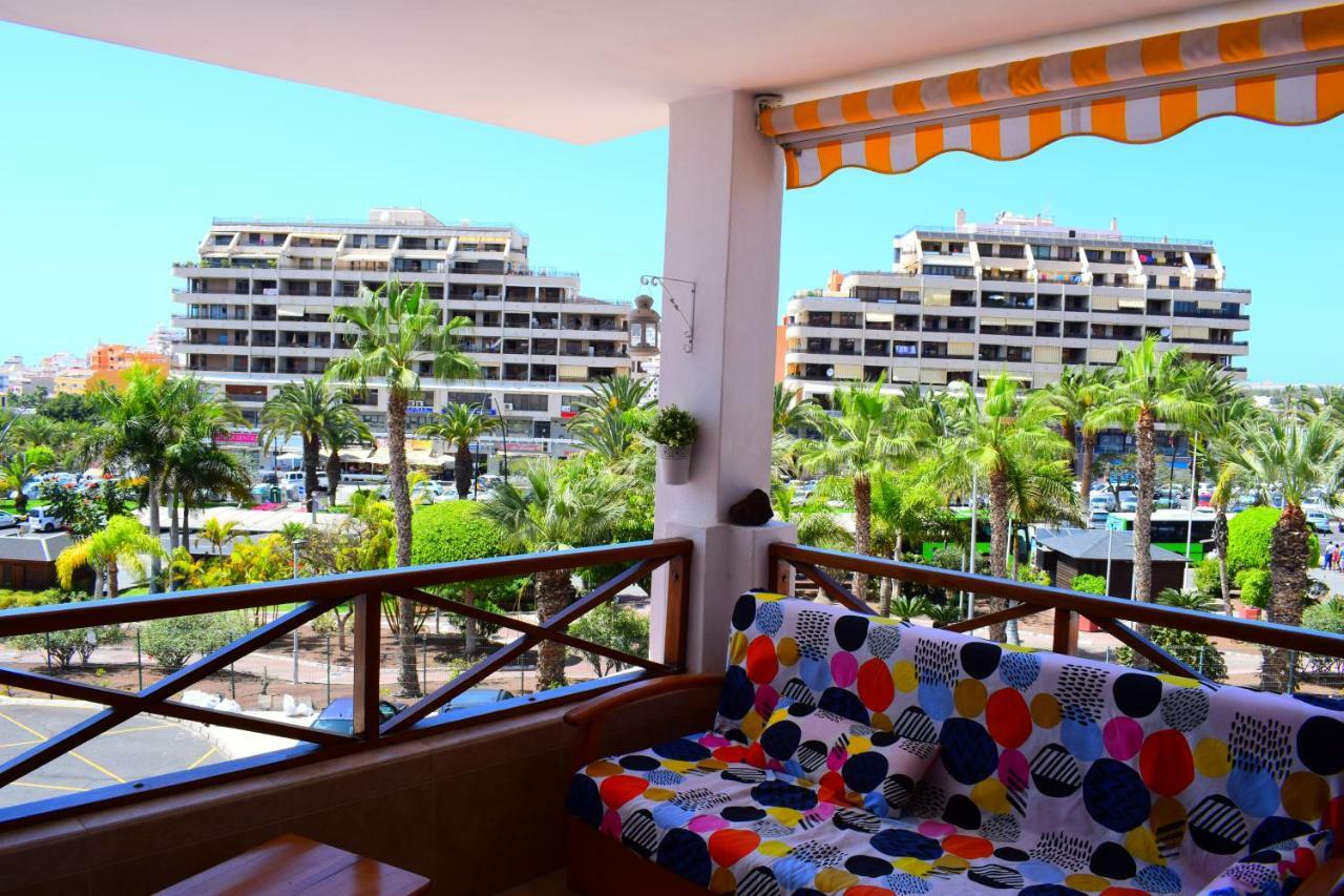 Sunny Summerland Los Cristianos, Ap With City And Ocean View Los Cristianos  Luaran gambar